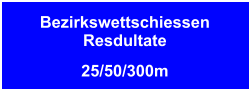 BezirkswettschiessenResdultate 25/50/300m